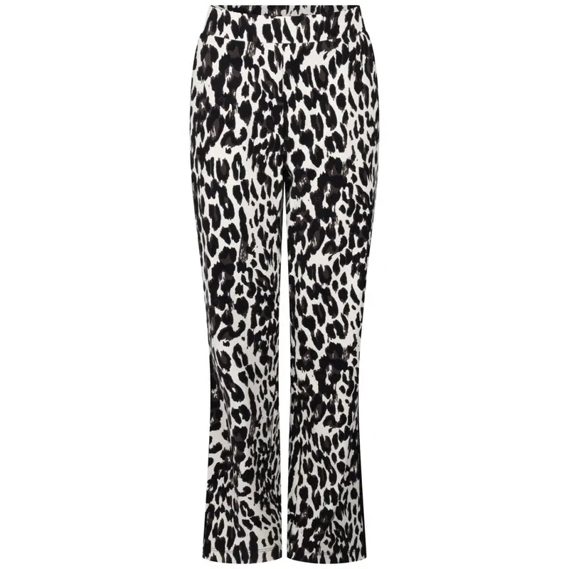 Zwart geprinte travel broek Vesper