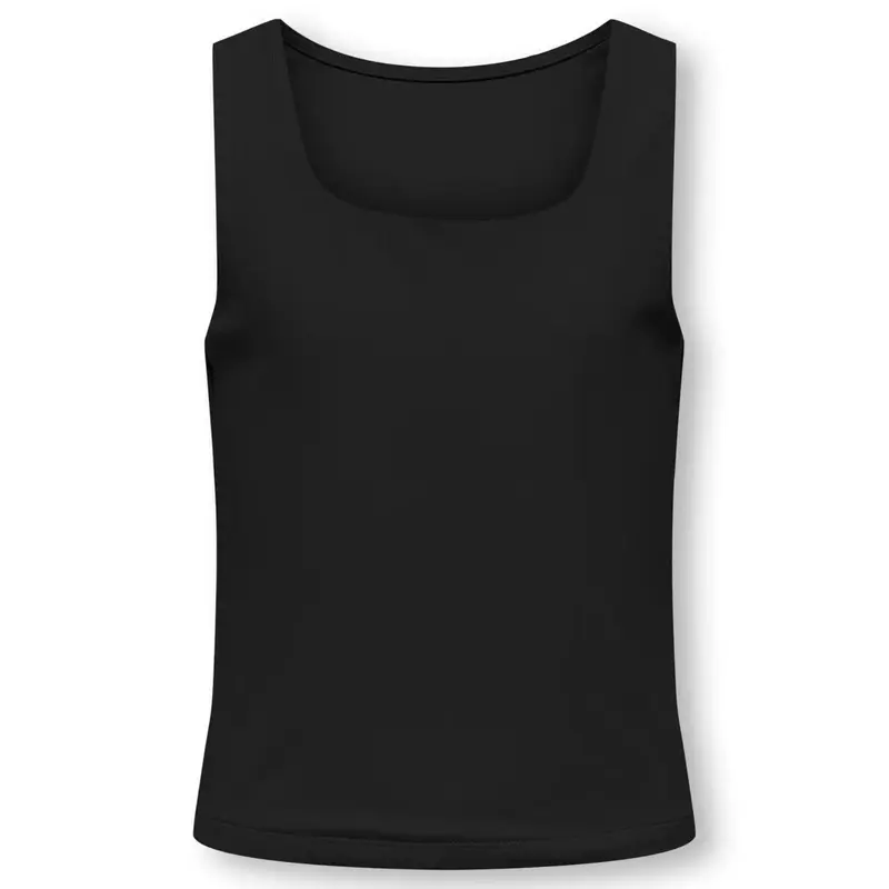 Zwarte 2-ways mouwloze top Gea