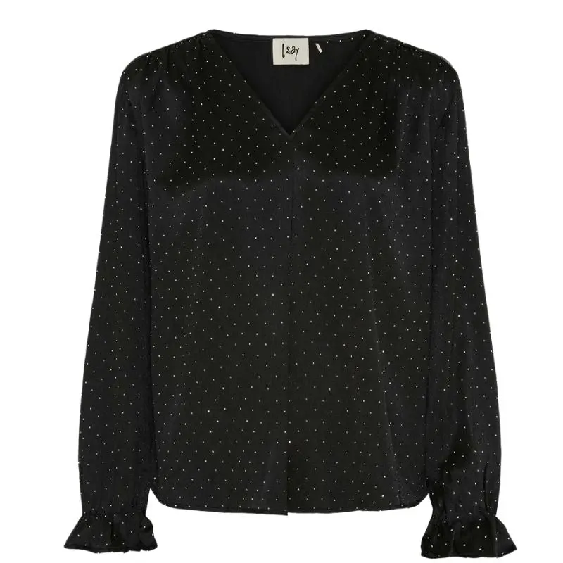 Zwarte blouse Delta