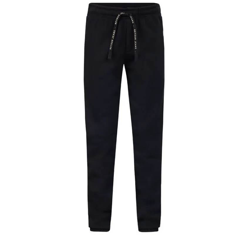 Zwarte comfy jogging sweatpant Dean