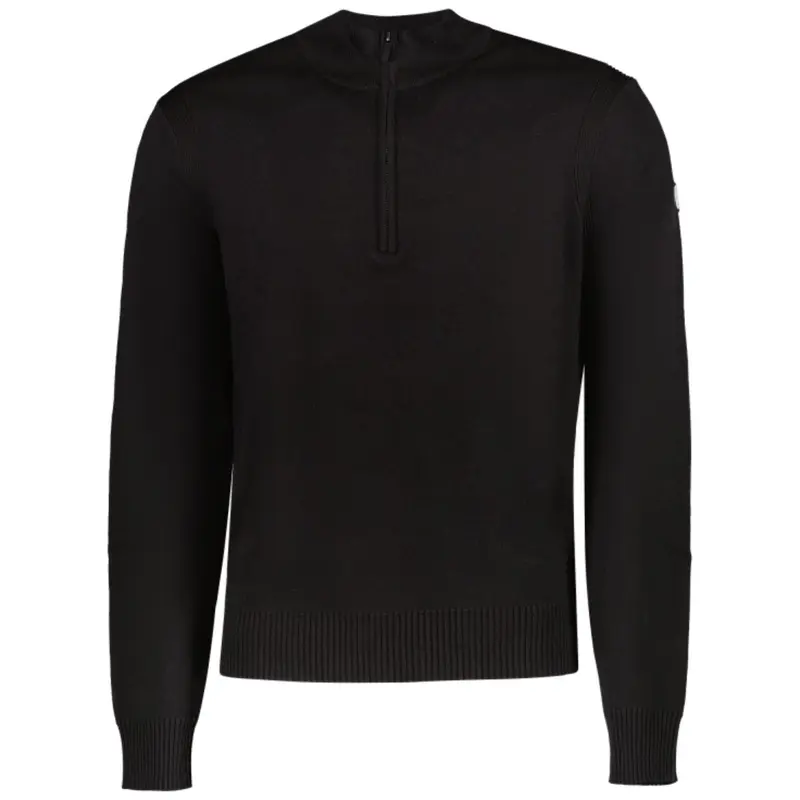 Zwarte knit half zip pullover Symor