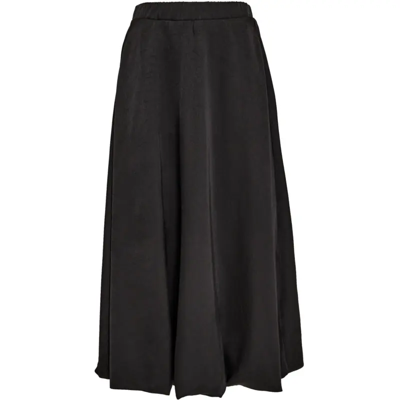 Zwarte lange ballon rok Odette