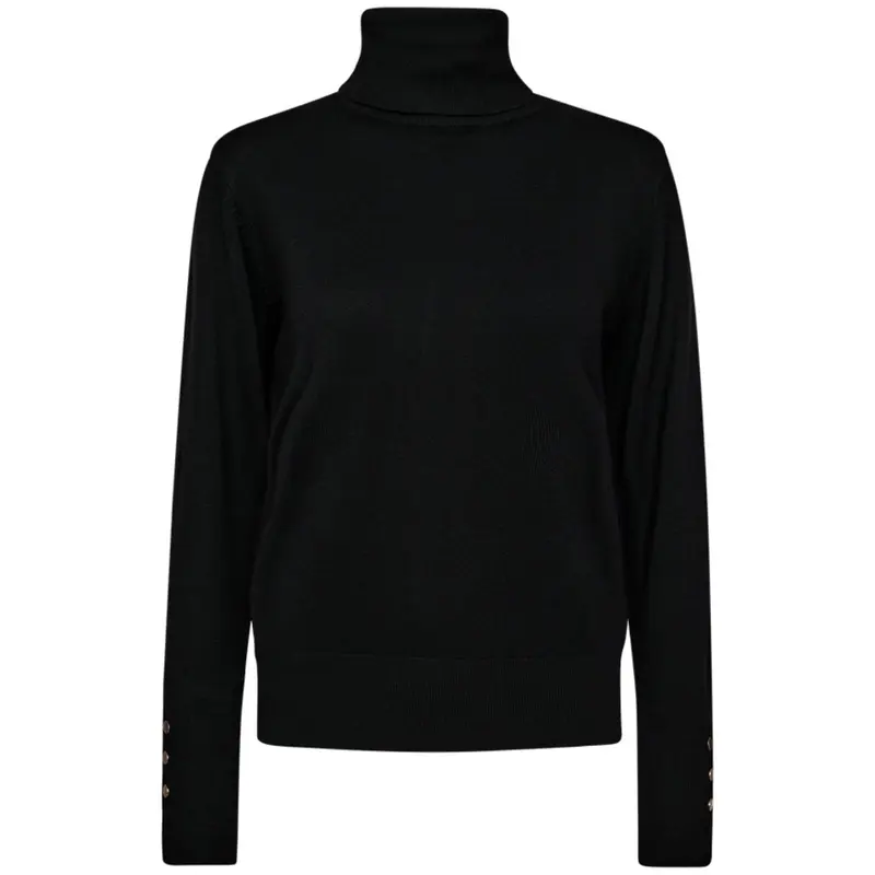 Zwarte rollneck pullover Katie