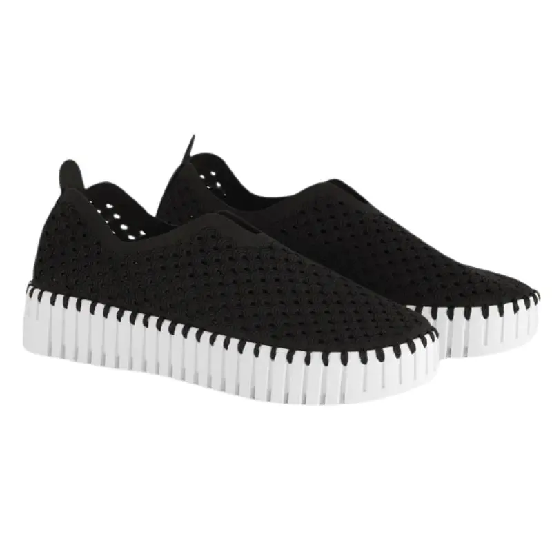 Zwarte sneaker Slip-in