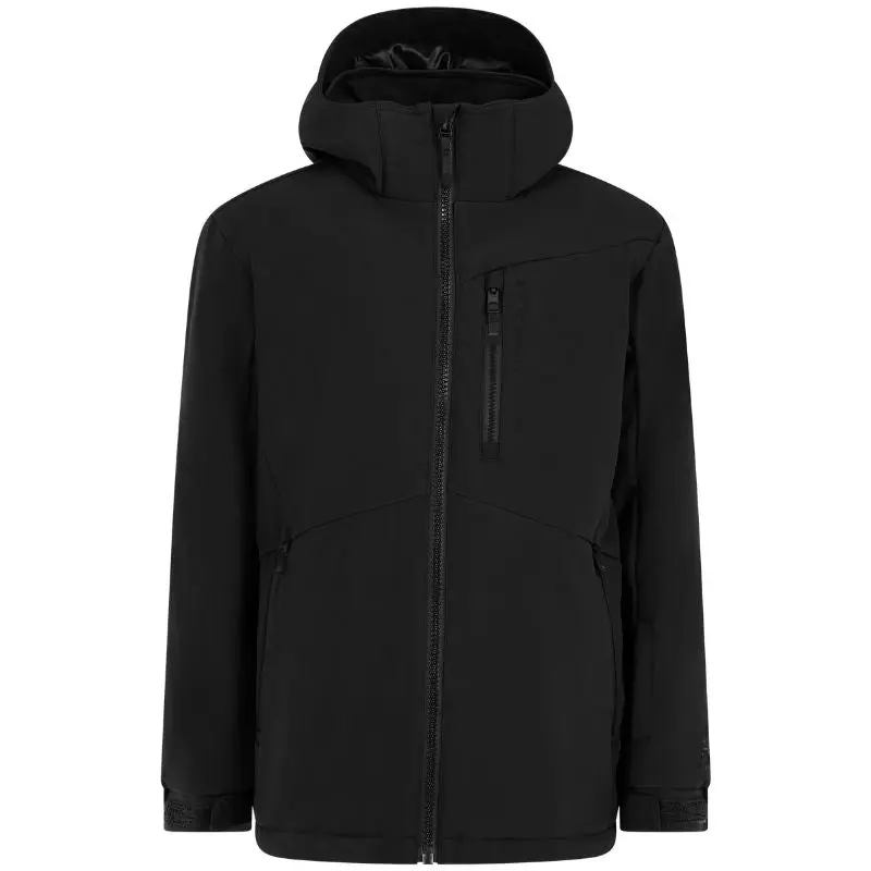 Zwarte softshell snowjacket Soulby