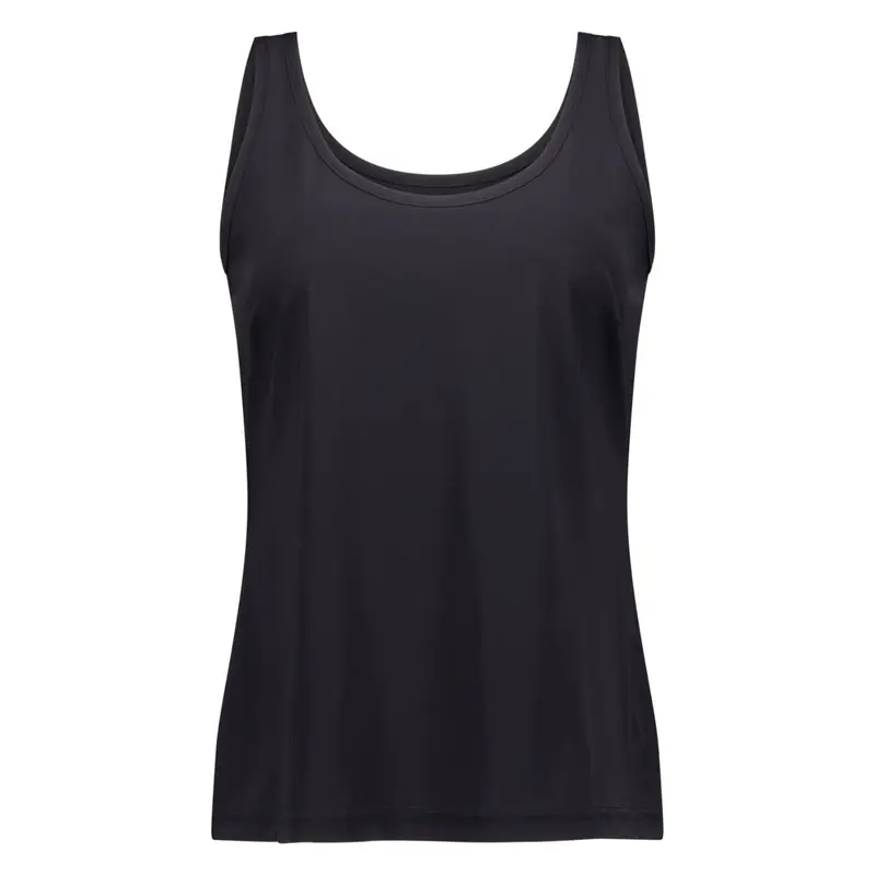 Zwarte travel mouwloze top Novi