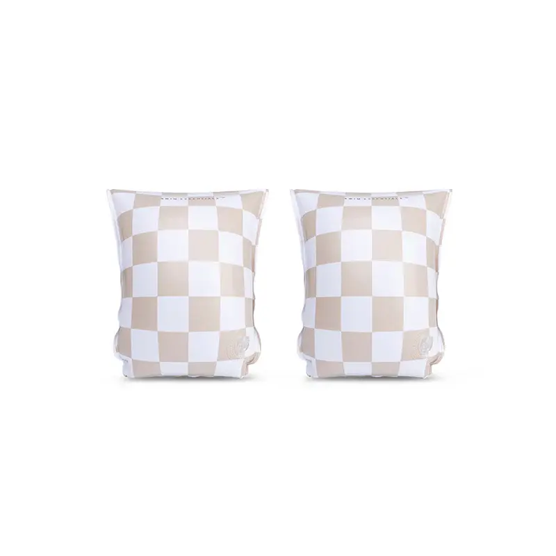 Zwembandjes - Beige - Checkmate